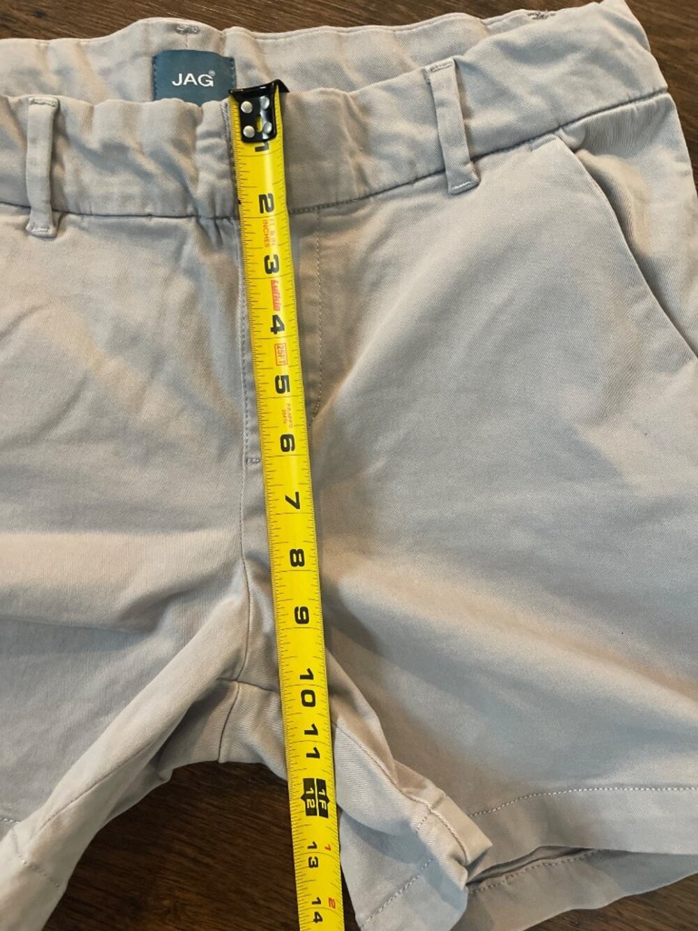 JAG Maddie 5” Shorts Gray Sz 4/5 - Picture 6 of 8